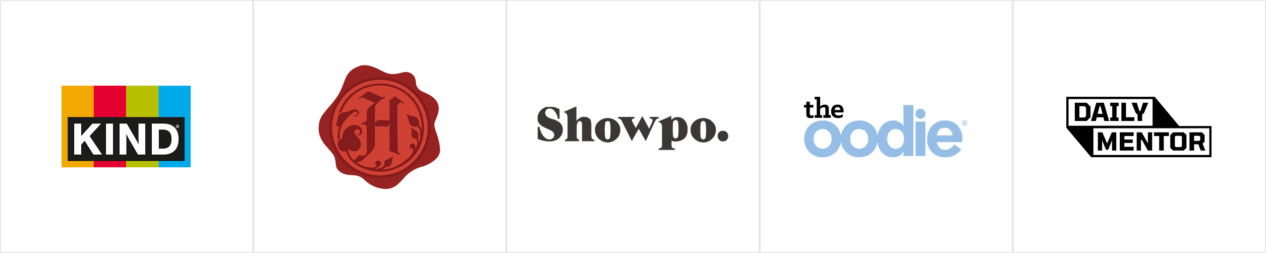 KIND, Herjavec Group, Showpo, The Oodie, and Daily Mentor